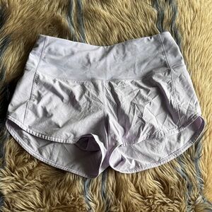 lululemon athletica Light Lavender Running Shorts